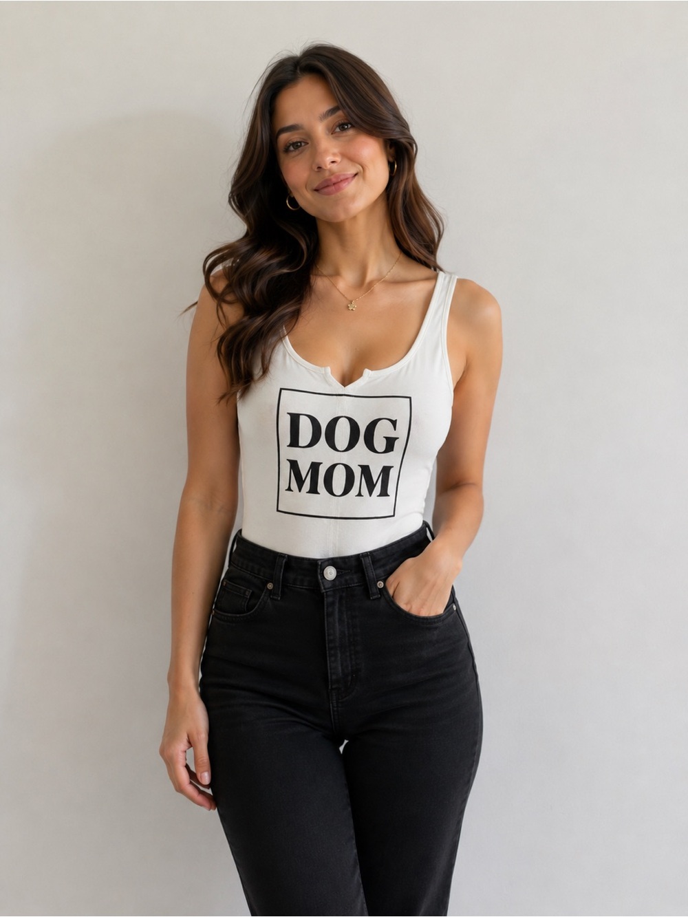 NWT women’s “dog mom” bodysuit (small)